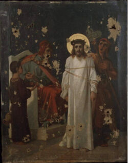 Lico obrazu. Stan przed konserwacją