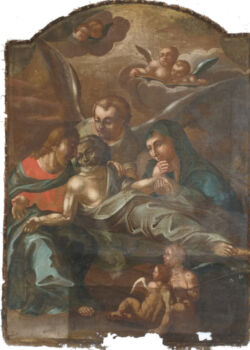 Lico obrazu przed konserwacją