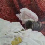 Ćwiczenia z techniki malarstwa olejnego. Praca studencka