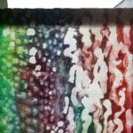 Ćwiczenia z techniki batiku. Praca studencka