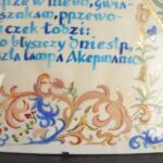 Ćwiczenia z techniki malarstwa na pergaminie z elementami złoceń . Praca studencka