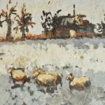 Ćwiczenia z technik malarstwa enkaustycznego. Praca studencka