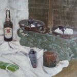 Ćwiczenia z techniki malarstwa olejnego. Praca studencka