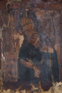 Lico ikony. Stan przed konserwacją