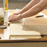 Ćwiczenia z technik nietypowych. Malarstwo z wykorzystaniem wartości tkaniny.