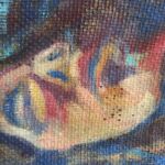 Ćwiczenia z technik nietypowych. Malarstwo na jucie z wykorzystaniem wartości światła