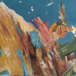 Ćwiczenia z technik nietypowych. Malarstwo na tafli lustrzanej. Praca studencka