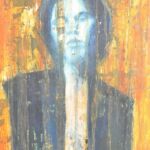 Ćwiczenia z technik nietypowych. Malarstwo na tafli lustrzanej. Praca studencka