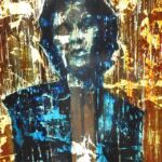 Ćwiczenia z technik nietypowych. Malarstwo na tafli lustrzanej. Praca studencka