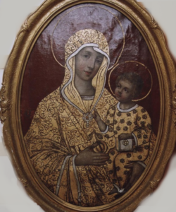 lico obrazu przed konserwacją